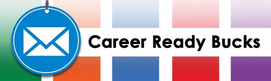 Contact Us Page Header Email Icon and the name Career Ready Bucks